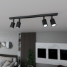 Lampa sufitowa FLASH 4 BLACK 1312/4 EMIBIG