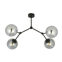 Lampa sufitowa  SPACE 4 BLACK/GRAFIT 1134/4 EMIBIG
