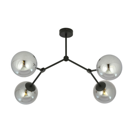 Lampa sufitowa  SPACE 4 BLACK/GRAFIT 1134/4 EMIBIG