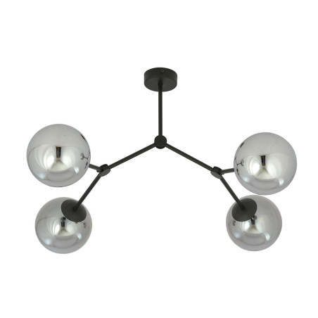Lampa sufitowa  SPACE 4 BLACK/GRAFIT 1134/4 EMIBIG