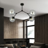 Lampa sufitowa  SPACE 4 BLACK/GRAFIT 1134/4 EMIBIG