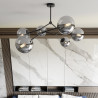 Lampa sufitowa  SPACE 6 BLACK/GRAFIT 1134/6 EMIBIG