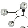 Lampa sufitowa  SPACE 6 BLACK/GRAFIT 1134/6 EMIBIG