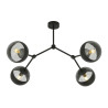 Lampa sufitowa  SPACE 4 BLACK/STRIPE 1135/4 EMIBIG