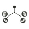 Lampa sufitowa  SPACE 4 BLACK/STRIPE 1135/4 EMIBIG