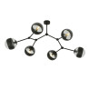 Lampa sufitowa  SPACE 6 BLACK/STRIPE 1135/6 EMIBIG