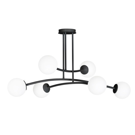 Lampa sufitowa  HALLDOR 6 BLACK 1024/6 EMIBIG