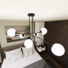 Lampa sufitowa  HALLDOR 6 BLACK 1024/6 EMIBIG