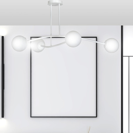 Lampa sufitowa  HALLDOR 6 WHITE 1025/6 EMIBIG