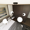Lampa sufitowa  HALLDOR 4 BLACK 1024/4 EMIBIG