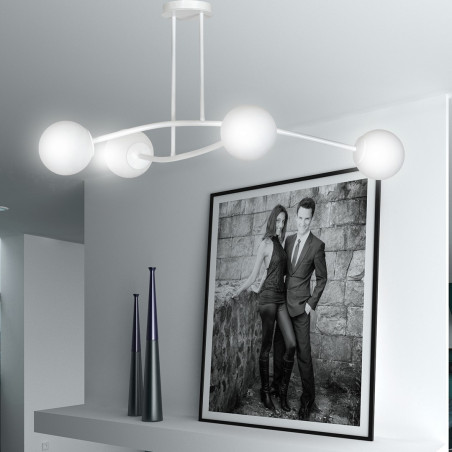 Lampa sufitowa  HALLDOR 4 WHITE 1025/4 EMIBIG