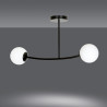 Lampa sufitowa  HALLDOR 2 BLACK 1024/2 EMIBIG