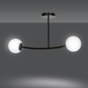 Lampa sufitowa  HALLDOR 2 BLACK 1024/2 EMIBIG
