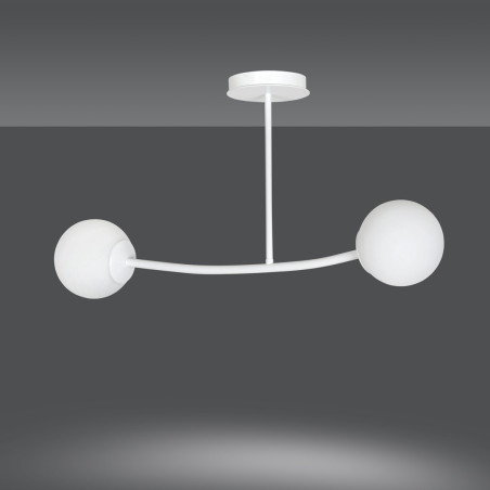 Lampa sufitowa  HALLDOR 2 WHITE 1025/2 EMIBIG