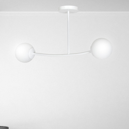 Lampa sufitowa  HALLDOR 2 WHITE 1025/2 EMIBIG