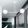 Lampa sufitowa  HALLDOR 2 WHITE 1025/2 EMIBIG