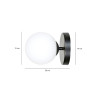 Kinkiet HALLDOR K1 BLACK 1024/K1 EMIBIG