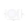Kinkiet HALLDOR K1 WHITE 1025/K1 EMIBIG