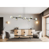 Lampa wisząca  ROSSI 8 BL GRAFIT 875/8 EMIBIG