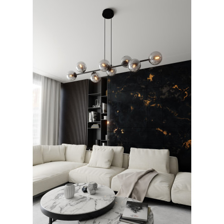 Lampa wisząca  ROSSI 8 BL GRAFIT 875/8 EMIBIG