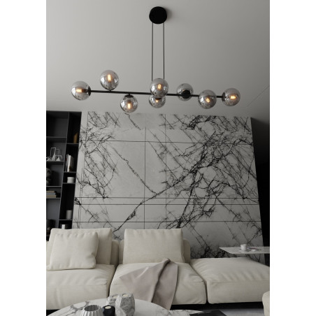Lampa wisząca  ROSSI 8 BL GRAFIT 875/8 EMIBIG