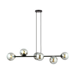 Lampa wisząca  ROSSI 6 BL GRAFIT 875/6 EMIBIG