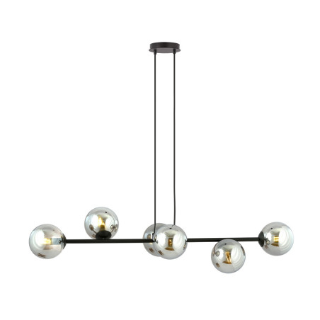 Lampa wisząca  ROSSI 6 BL GRAFIT 875/6 EMIBIG