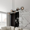 Lampa wisząca  ROSSI 6 BL GRAFIT 875/6 EMIBIG