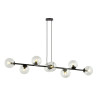 Lampa wisząca  ROSSI 8 BL TRANSPARENT 874/8 EMIBIG