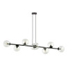 Lampa wisząca  ROSSI 8 BL TRANSPARENT 874/8 EMIBIG