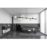 Lampa wisząca  ROSSI 8 BL TRANSPARENT 874/8 EMIBIG