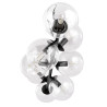 Lampa wisząca  ROSSI 8 BL TRANSPARENT 874/8 EMIBIG