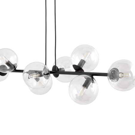 Lampa wisząca  ROSSI 8 BL TRANSPARENT 874/8 EMIBIG