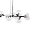 Lampa wisząca  ROSSI 8 BL TRANSPARENT 874/8 EMIBIG