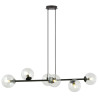 Lampa wisząca  ROSSI 6 BL TRANSPARENT 874/6 EMIBIG
