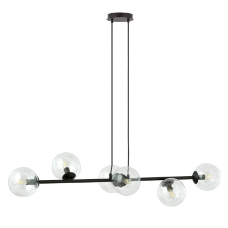 Lampa wisząca  ROSSI 6 BL TRANSPARENT 874/6 EMIBIG