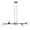 Lampa wisząca  ROSSI 6 BL TRANSPARENT 874/6 EMIBIG