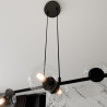 Lampa wisząca  ROSSI 6 BL TRANSPARENT 874/6 EMIBIG