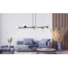 Lampa wisząca  ROSSI 6 BL TRANSPARENT 874/6 EMIBIG