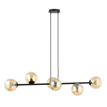 Lampa wisząca  ROSSI 6 BL MIODOWY 876/6 EMIBIG