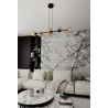 Lampa wisząca  ROSSI 6 BL MIODOWY 876/6 EMIBIG