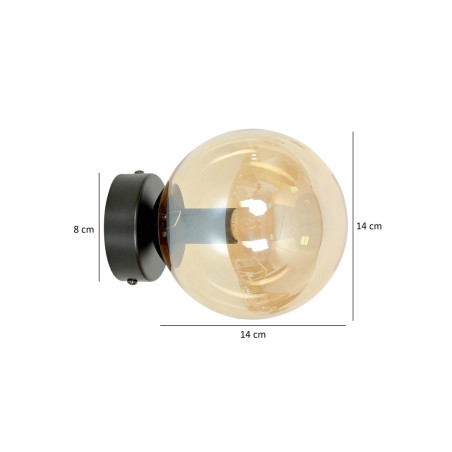 Lampa wisząca  ROSSI K1 BL MIODOWY 876/K1 EMIBIG