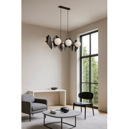Lampa wisząca  DRIFTON 6 BLACK 636/6 EMIBIG