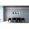 Lampa wisząca  DRIFTON 6 BLACK 636/6 EMIBIG