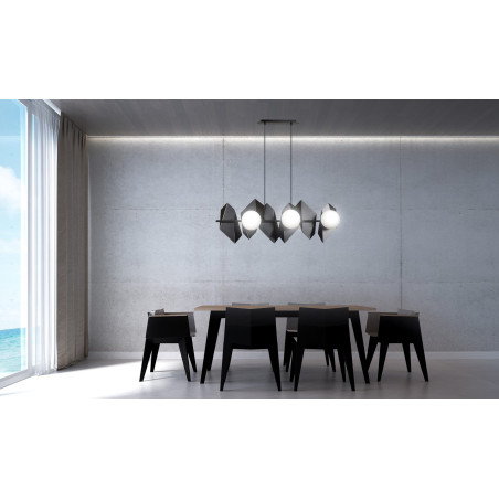 Lampa wisząca  DRIFTON 6 BLACK 636/6 EMIBIG