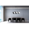 Lampa wisząca  DRIFTON 6 BLACK 636/6 EMIBIG