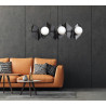 Lampa wisząca  DRIFTON 6 BLACK 636/6 EMIBIG