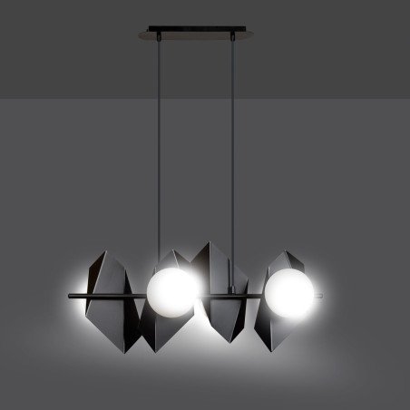 Lampa wisząca  DRIFTON 4 BLACK 636/4 EMIBIG