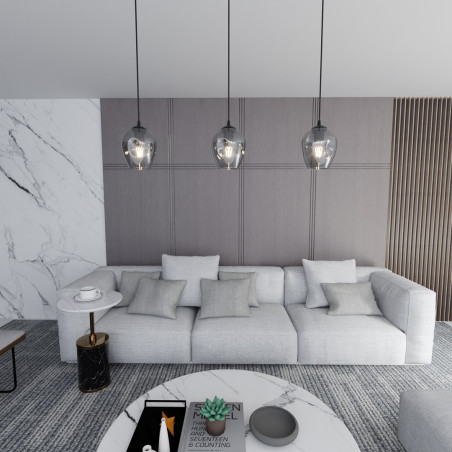 Lampa wisząca  ISTAR 1 BL GRAFIT 680/1 EMIBIG