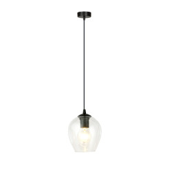 Lampa wisząca  ISTAR 1 BL TRANSPARENT 679/1 EMIBIG